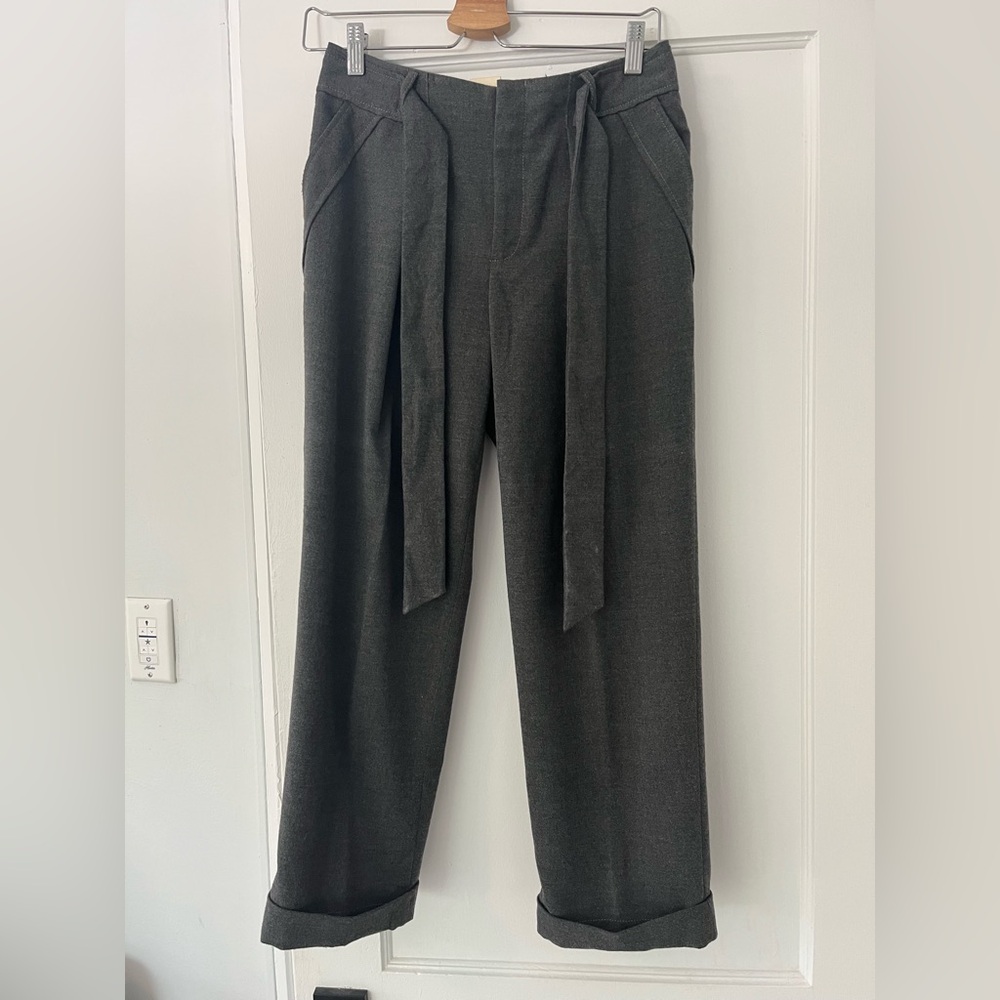 Cartonnier (Anthropologie) - cropped gray pants - size 4